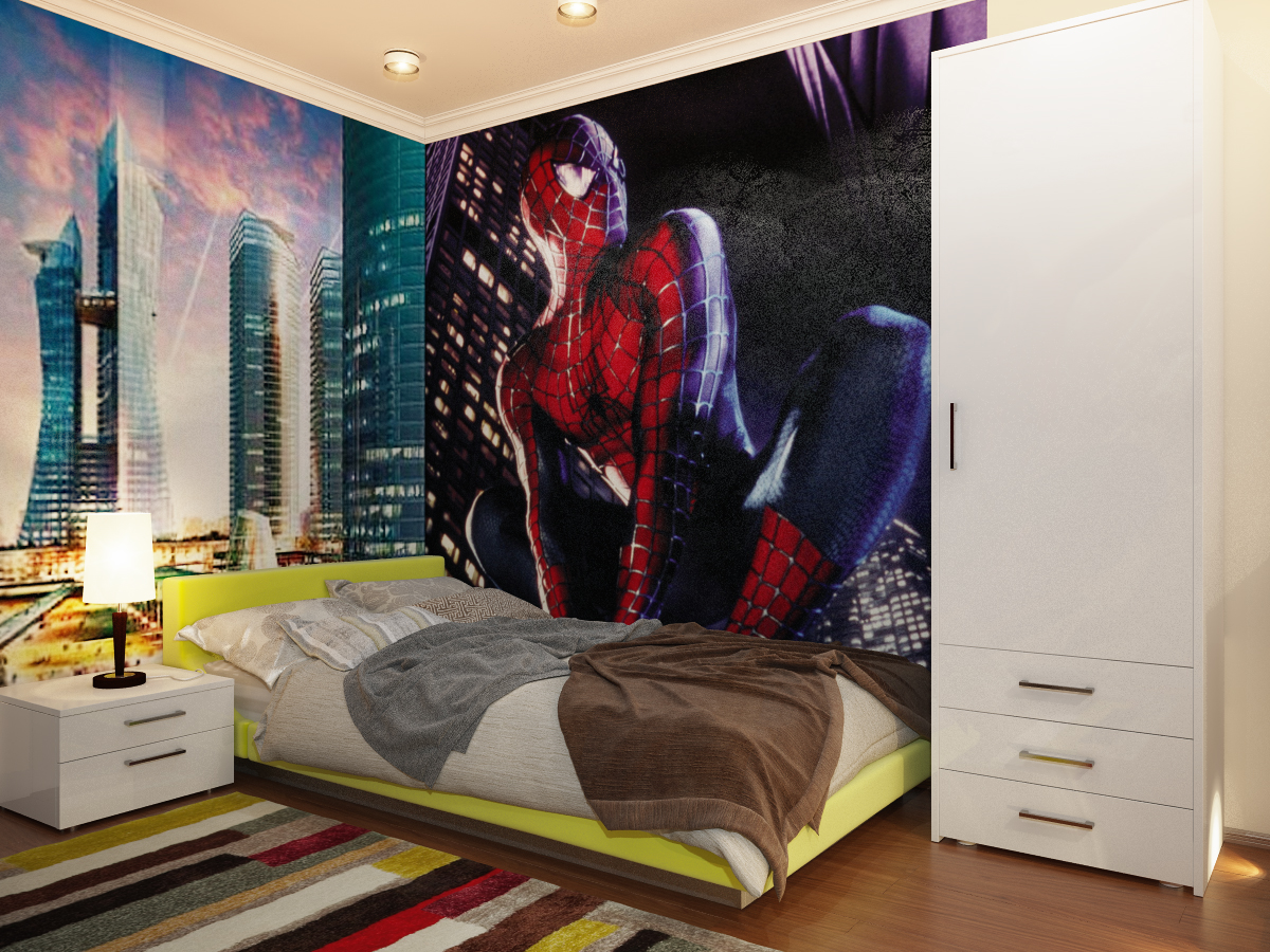 Home Improvement Ideas: DORMITORIO TEMATICO HOMBRE ARANA SPIDER-MAN