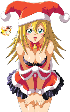 Dark Magician Girl Render Ecchi Navidad / Christmas