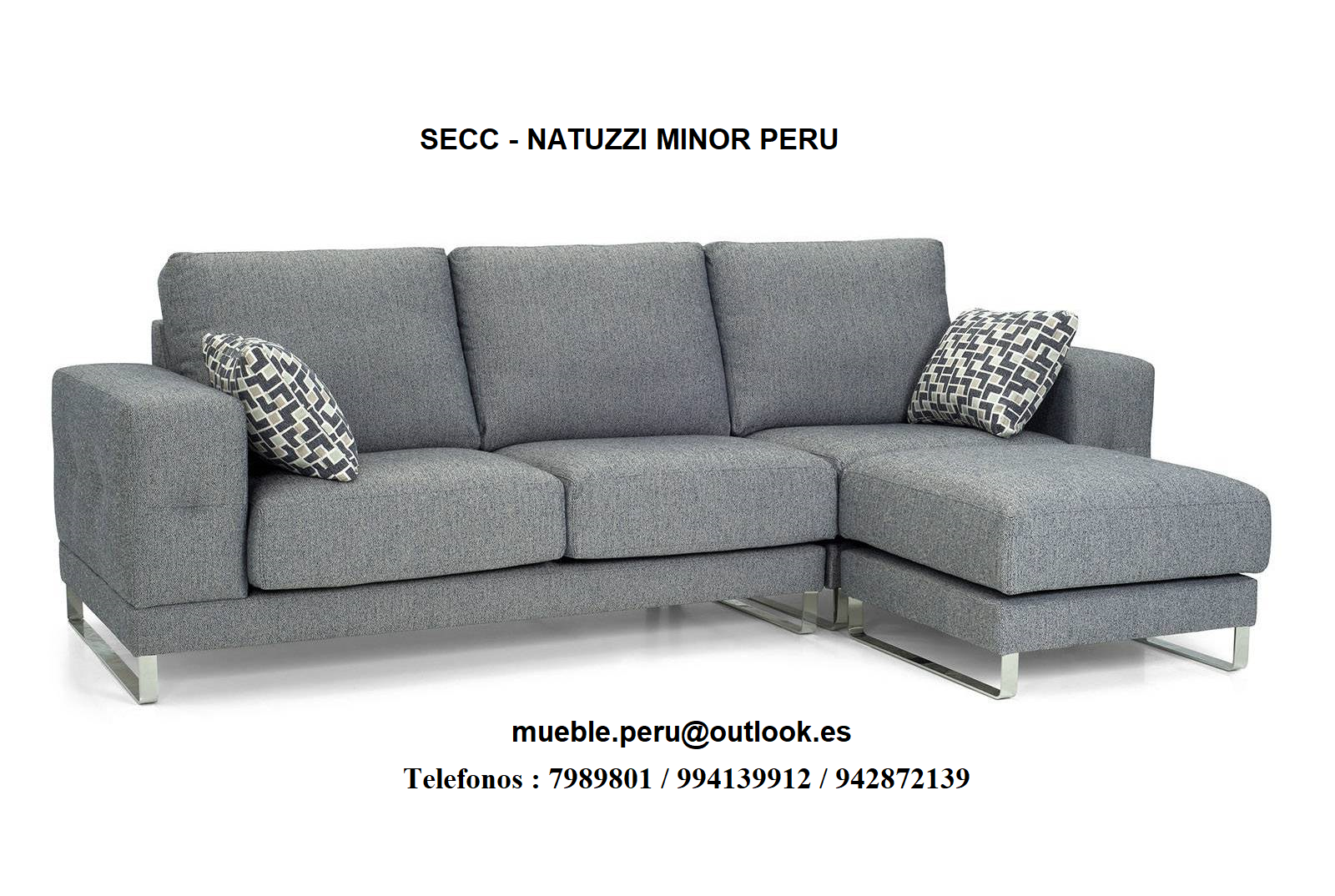 Mueble Peru Sakuray SOFA SECCIONAL SECC NATUZZI MINOR PERU