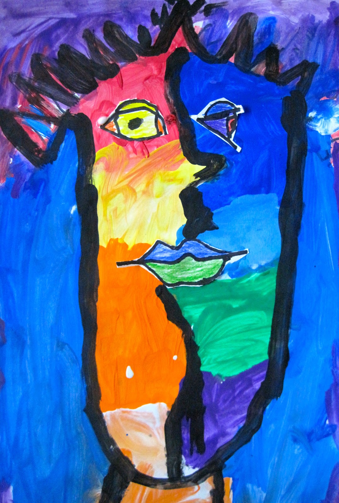 Download Picasso Paintings Half Face Background