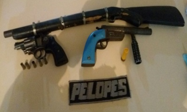 Em Santana do Ipanema, armas de fogo  são apreendidas pelo Pelopes na zona rural 