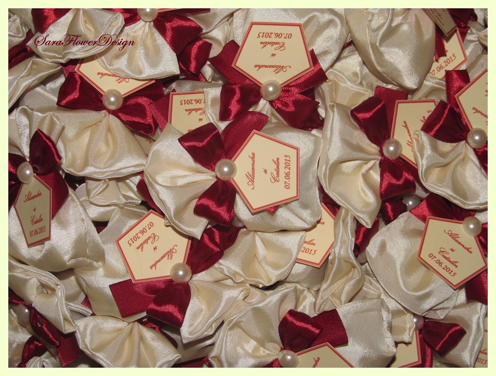 Saraflowerdesign Marturii Nunta Si Botez