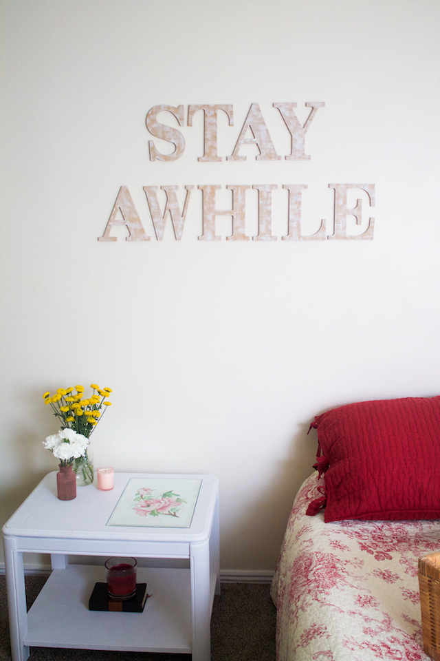  How To Wooden Letter Wall Hanging