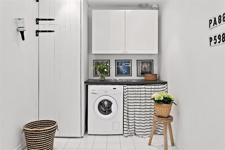 cuarto colada lavar ropa lavadora blanco estilo nordico decoracion nordica interiorista barcelona alquimia deco