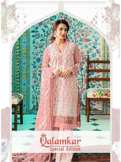 Shree Fab Qalamkar Special Edition Pakistani Suits Wholesaler