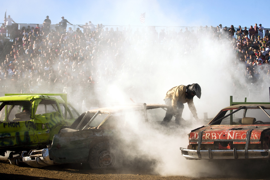 Jordan Stead Demolition Derby Eagle Mountain, Utah