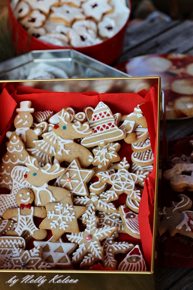 Джинджифилови коледни бисквити