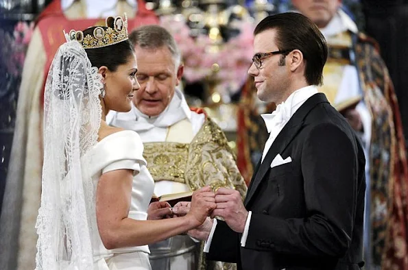 Crown Princess Victoria and Prince Daniel got married with a ceremony held at Stockholm Cathedral