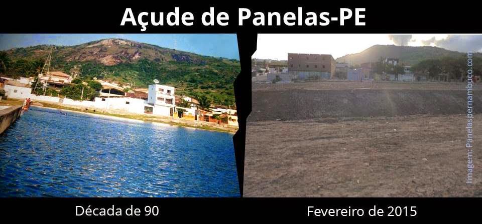 Açude de Panelas: Década de 90 | Ano 2015 Açude de Panelas: Década de 90 | Ano 2015