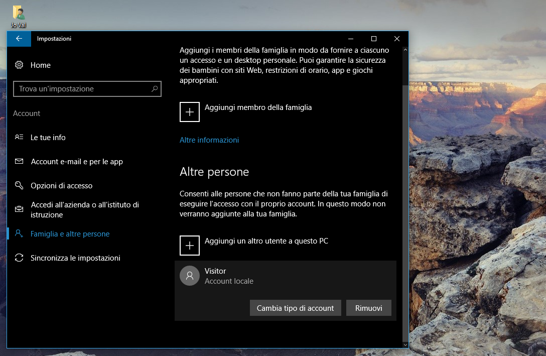 Come aggiungere un Account Guest in Windows 10 4 HTNovo