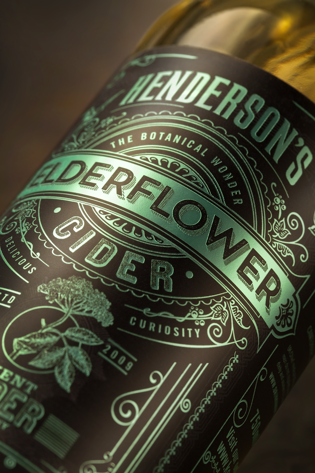  Henderson's Cider Redesign by Sean Harvey with green foil
