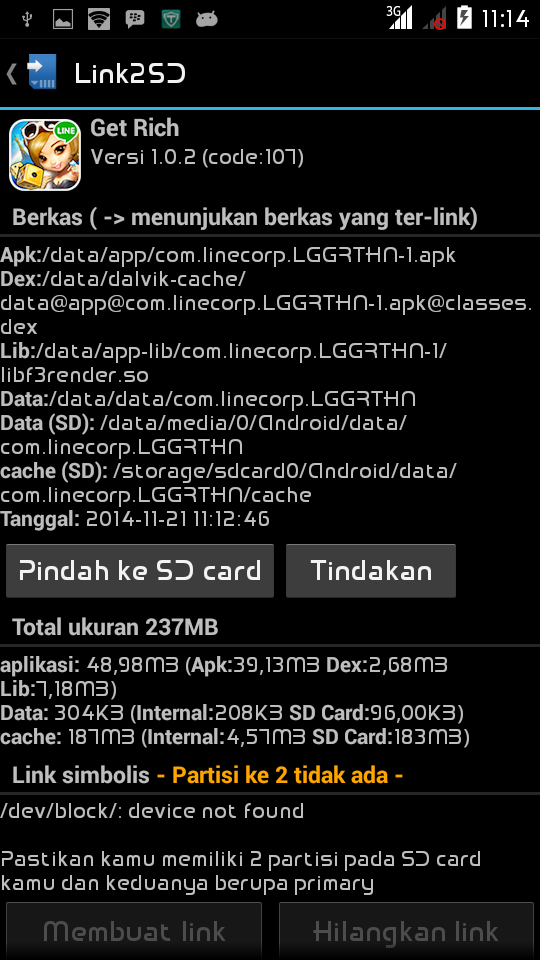 SEPINTAS ANDROID CARA MENYIMPAN DATA LET'S GET RICH DI SDCARD