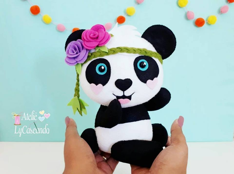 Molde de Rostinho de Panda para Imprimir Grátis em Tamanho Real