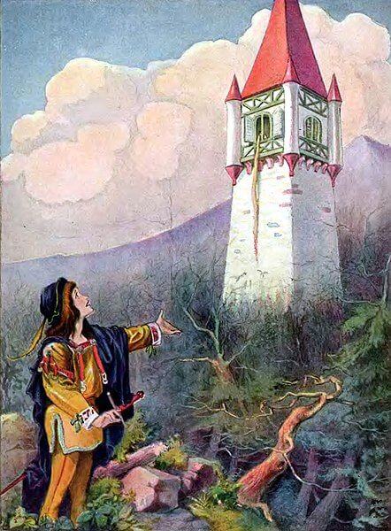 Rapunzel / de Hermanos Grimm Ilustración de Johnny Gruell