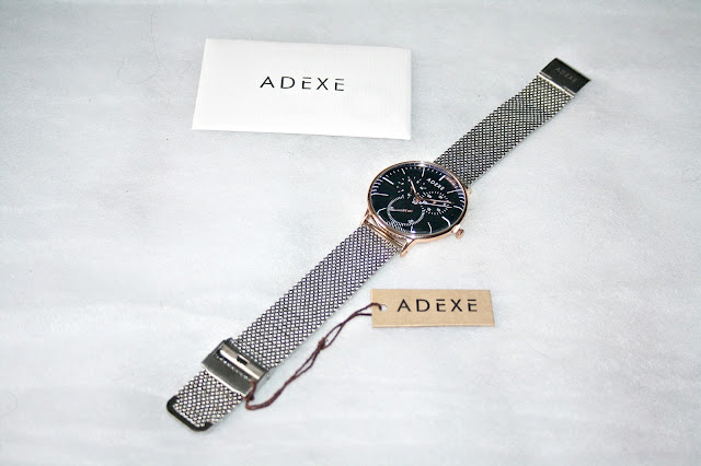 ADEXE THEY - Grande Silver & Blue Watch