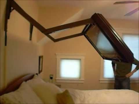 30 Unique Stylish Retractable Tv Mount Disguising And Hiding