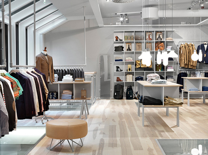 [Interior Design] Haberdash Men's Clothing Boutique in Stockholm