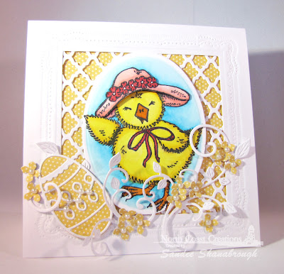 Stamps North Coast Creations Easter Bonnet Chick- Designer Sandee Shanabrough