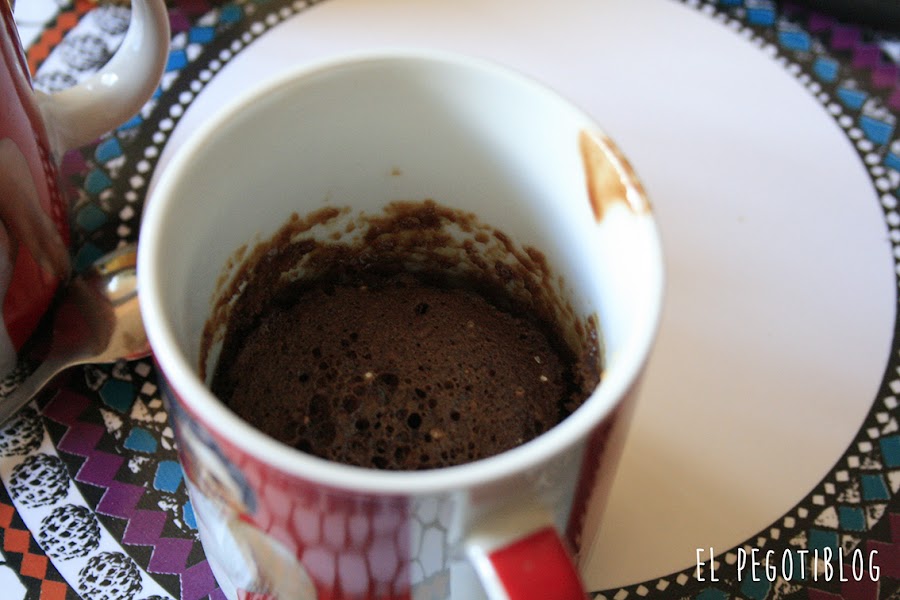 Mugcake de café Nescafé desayuno rápido 1 minuto