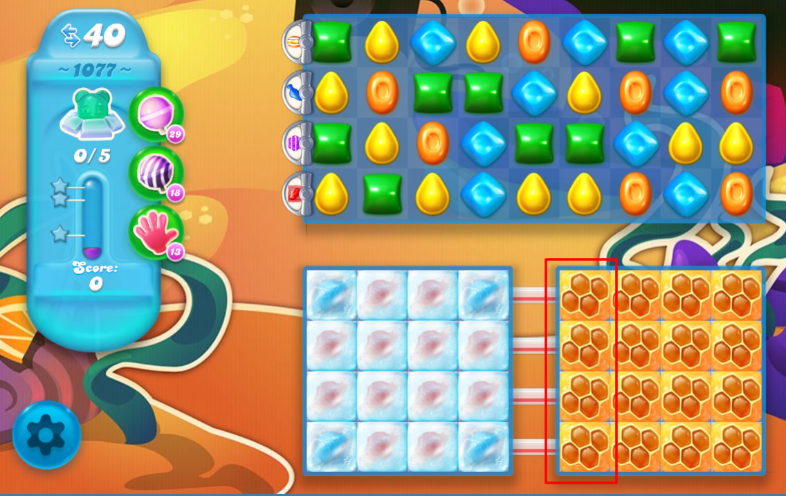Candy Crush Soda Saga 1077 Candy Crush Soda Saga 1077