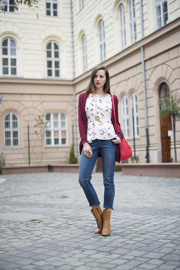 Skinny Buddha peplum butterfly top Skinny Buddha peplum butterfly top