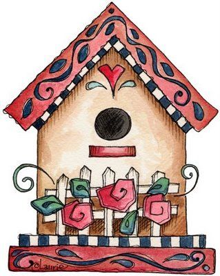 Dibujos casas de pajaros imprimir-Colorear dibujos,letras, Actividades  infantiles