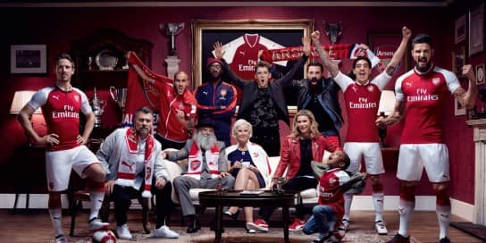 2017〜18シーズン　アーセナルFC練習着上下　arsenal FC