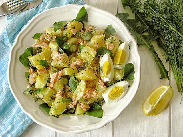 Salade lituanienne. Recette bio de salade composée lituanienne