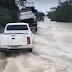 Imagens impressionantes mostram força da água invadindo a BR-364