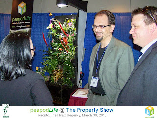 PeapodLife's Booth at Property Show Toronto 2013, photo by Olga Goubar
