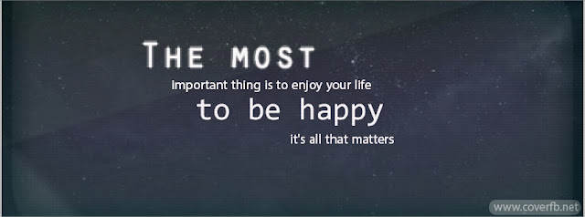 Be Happy Facebook Cover