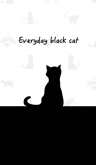 Everyday black cat!
