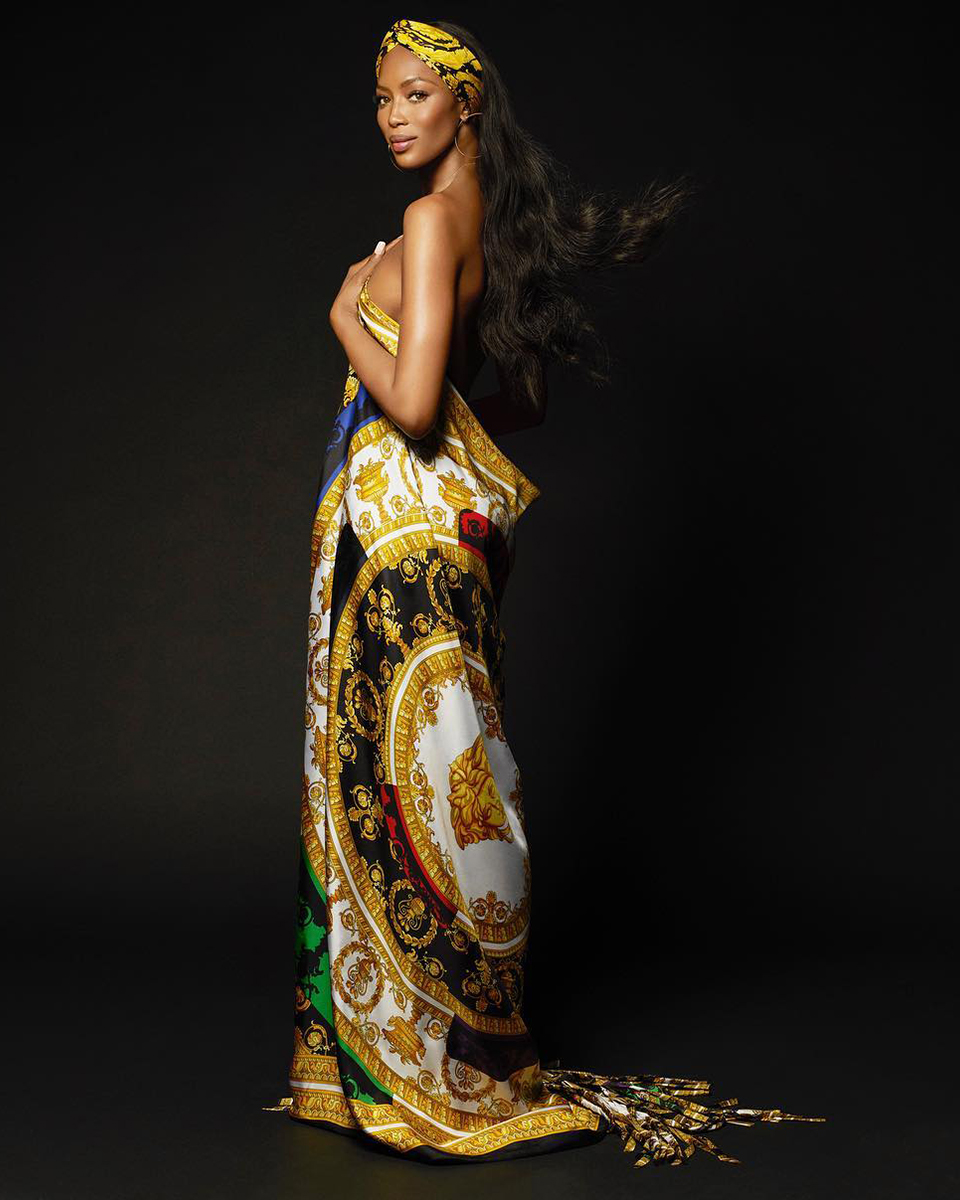 Naomi Campbell in "Gianni Versace Tribute" by Cuneyt Akeroglu for...