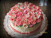 Buttercream Roses Wedding Cake