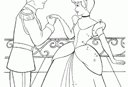 Contoh Gambar Mewarnai Cinderella Kataucap