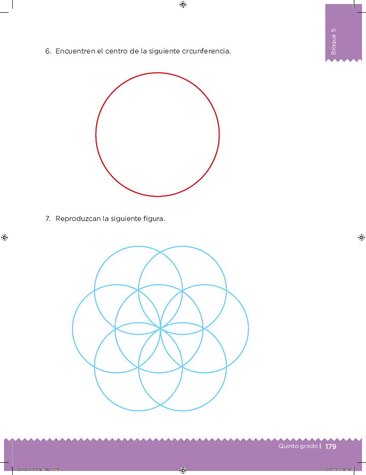 Diseños circulares - Desafíos matemáticos Bloque 5 2014-2015