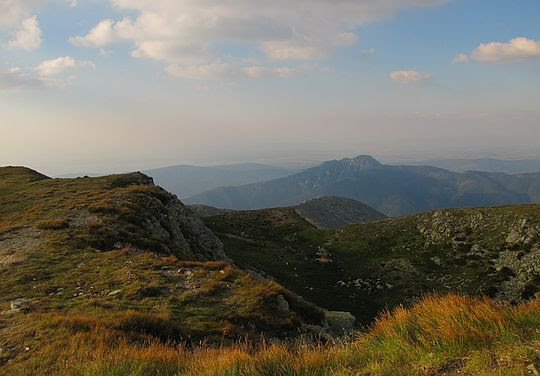 Widok z Salatyńskiego Wierchu w stronę Osobitej. Widok z Salatyńskiego Wierchu w stronę Osobitej.