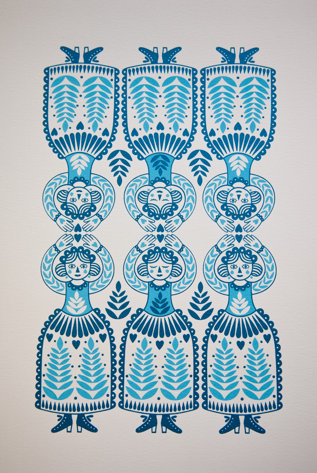 Karoline Rerrie Folk Art Inspired Screen Prints
