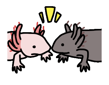 LINE Creators' Stickers - Daily life of Axolotl (Animated) Example with