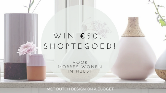 win  vijftig euro shoptegoed voor Morres Wonen