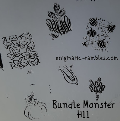 Stamping Plate Review Bundle Monster Holiday Collection H11 BMH11 Stamping-Plate-Review-Bundle-Monster-Holiday-Collection-H11-BMH11