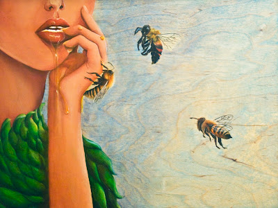 "Nectar" 2010 Oil painting by Janae Corrado