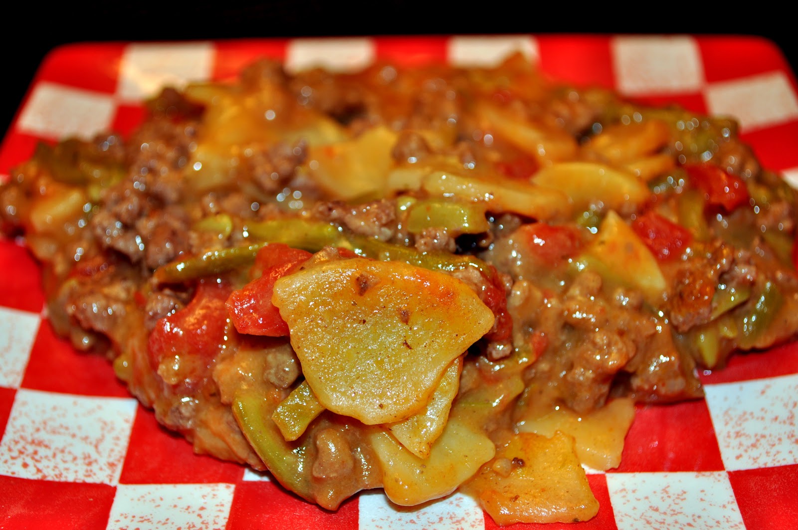 CookingwithSweetface Hamburger Scalloped Potato Skillet