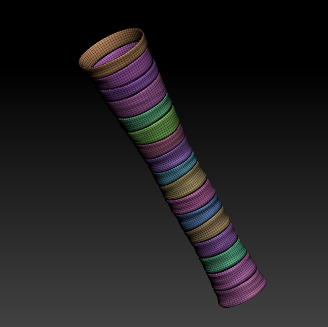 How to create bandages in Zbrush Using Slice Curve and Panel Loops