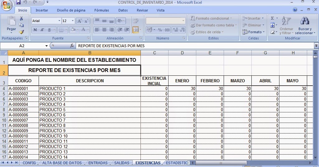 Plantilla De Control De Inventarios En Excel Para Todos Vrogue