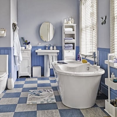 Diseños de baños color azul - Colores en Casa