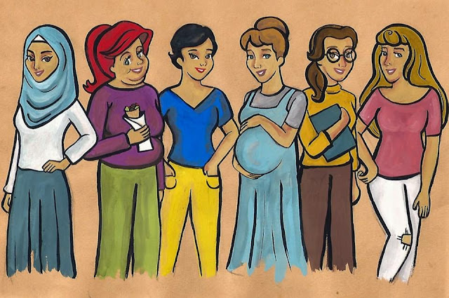 Disney princesses as modern day Egyptian girls Disney princesses as modern day Egyptian girls