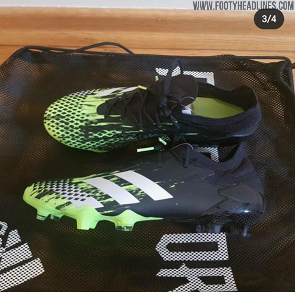 adidas predator green and black