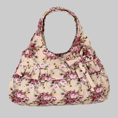 Bolso de moda de tela floreada Bolso de moda de tela floreada