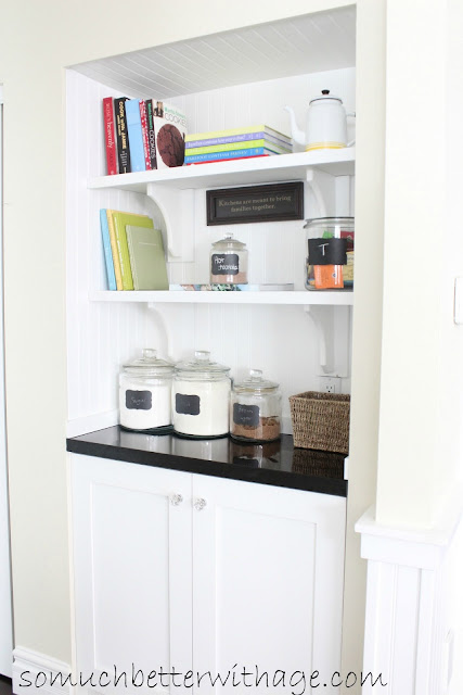 Closet Turned Butler Pantry www.somuchbetterwithage.com Closet Turned Butler Pantry www.somuchbetterwithage.com